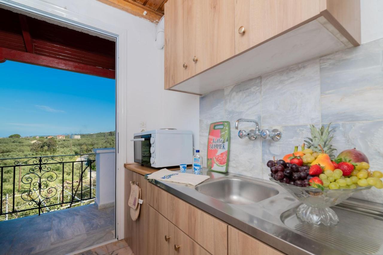 Agnadi Sea View Apartments Alykanas  Bagian luar foto