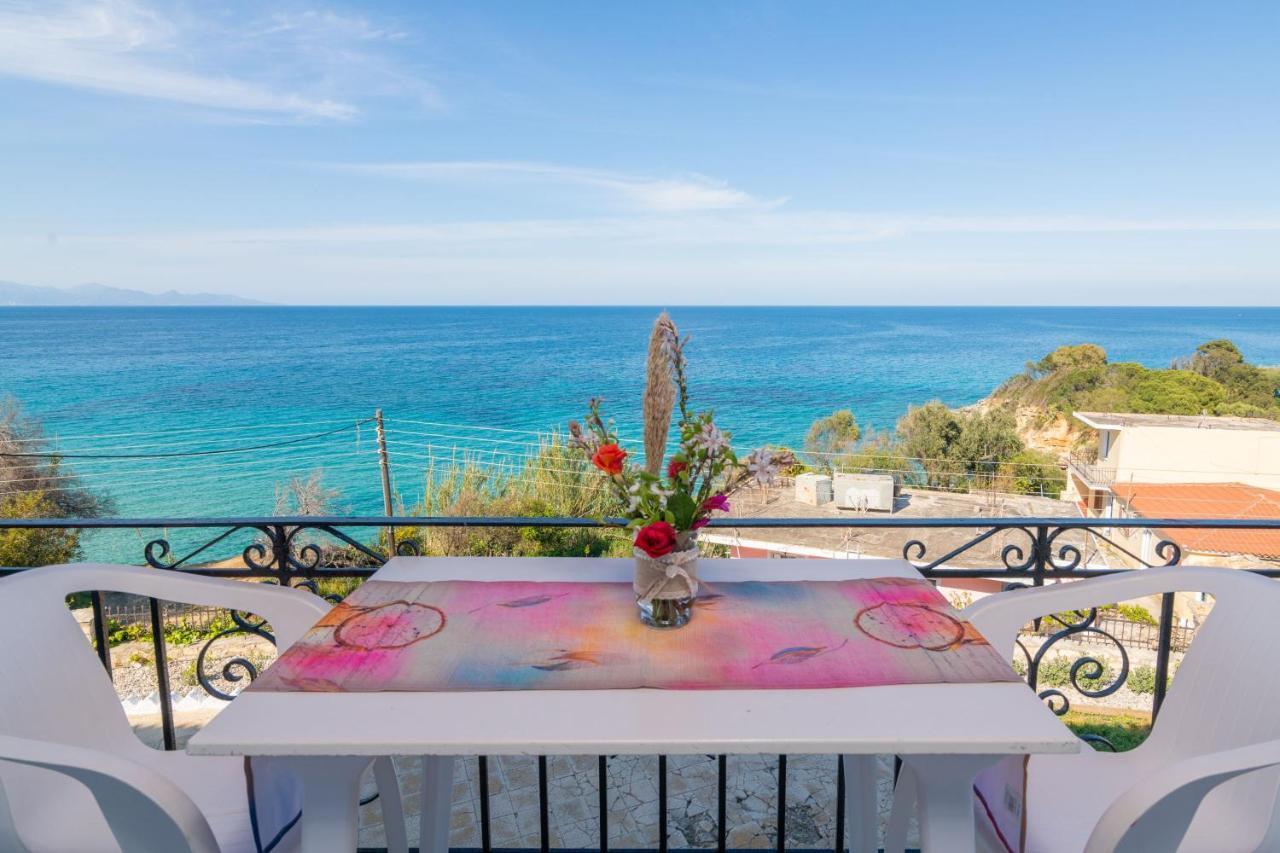 Agnadi Sea View Apartments Alykanas  Bagian luar foto
